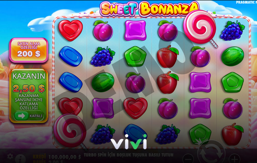 Vivi casino sweet bonanza oyunu
