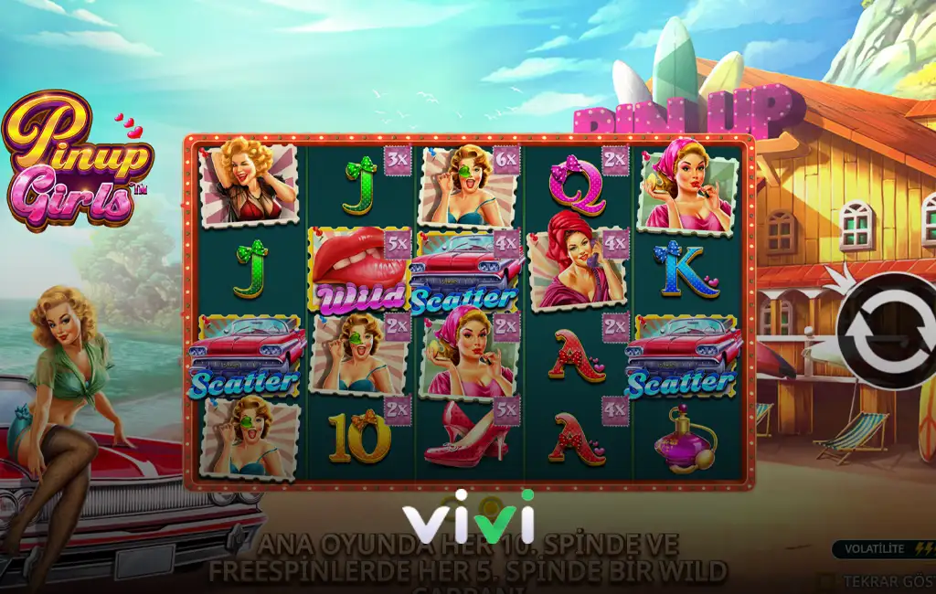 Vivi casino pinup girls oyunu